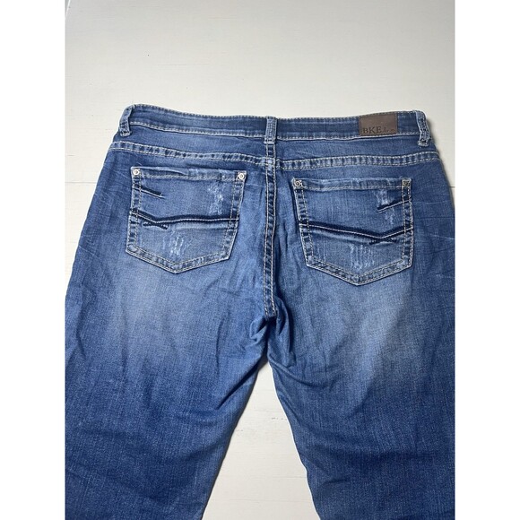 BKE Buckle Womens Payton Jeans 29L Mid-Rise Straight Leg Blue Denim - Picture 6 of 6